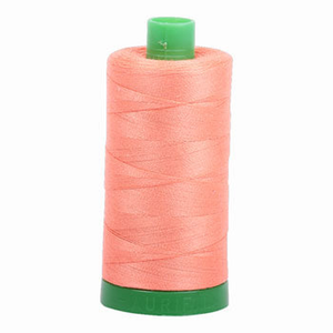 Aurifil embroidery thread spool in Light Salmon (2220) - 40wt 1000m