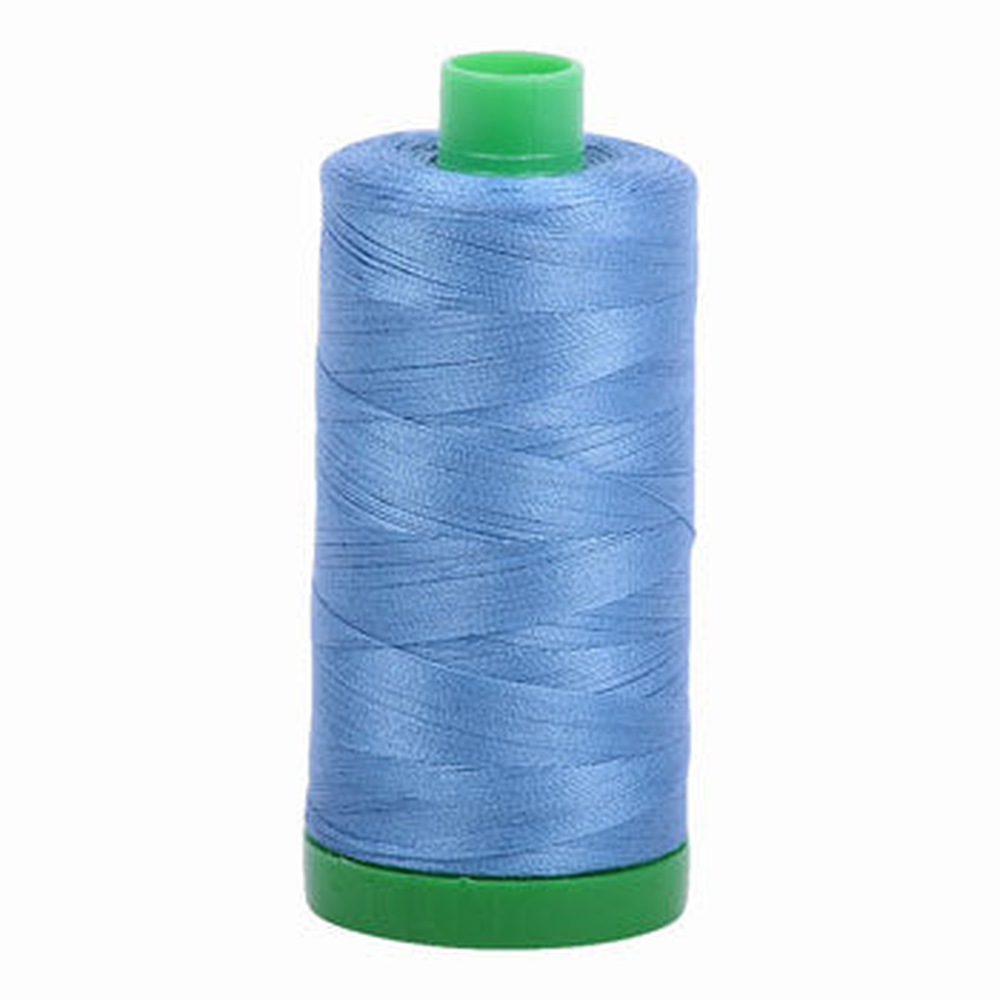 Aurifil embroidery thread spool in Light Wedgewood (2725) - 40wt 1000m