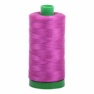 Aurifil embroidery thread spool in Magenta (2535) - 40wt 1000m