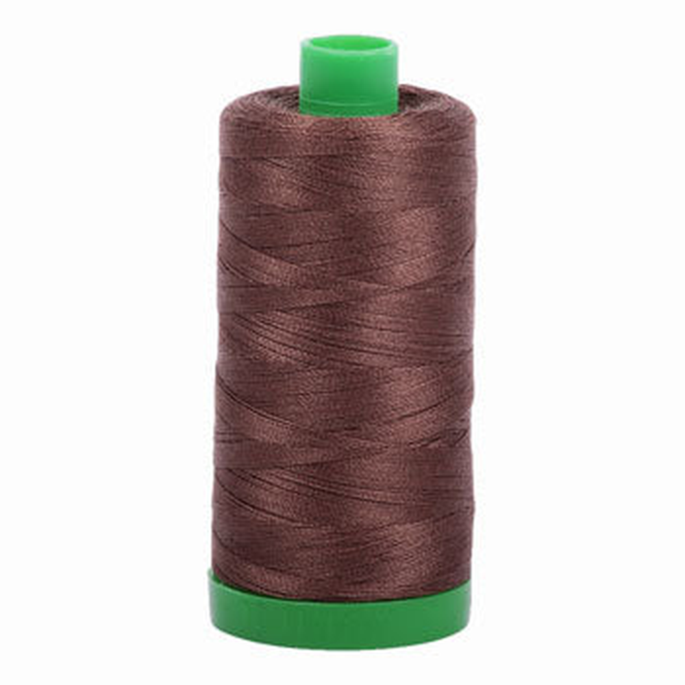 Aurifil embroidery thread spool in Medium Bark (1285) - 40wt 1000m