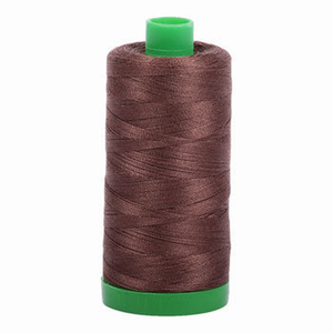 Aurifil embroidery thread spool in Medium Bark (1285) - 40wt 1000m