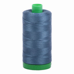 Aurifil embroidery thread spool in Medium Blue Grey (1310) - 40wt 1000m