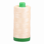 Aurifil embroidery thread spool in Medium Butter (2130) - 40wt 1000m