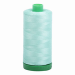 Aurifil embroidery thread spool in Medium Mint (2835) - 40wt 1000m