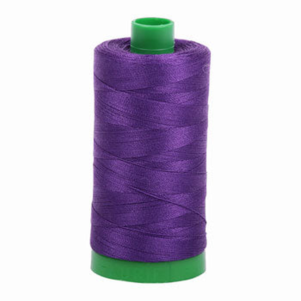 Aurifil embroidery thread spool in Medium Purple (2545) - 40wt 1000m