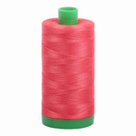 Aurifil embroidery thread spool in Medium Red (5002) - 40wt 1000m