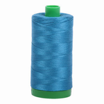 Aurifil embroidery thread spool in Medium Teal (1125) - 40wt 1000m