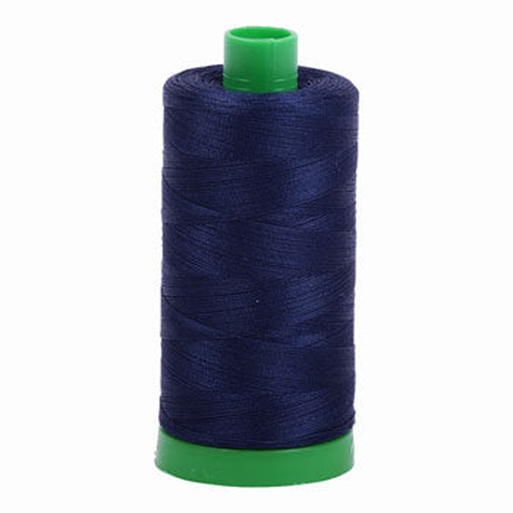 Aurifil embroidery thread spool in Midnight (2745) - 40wt 1000m