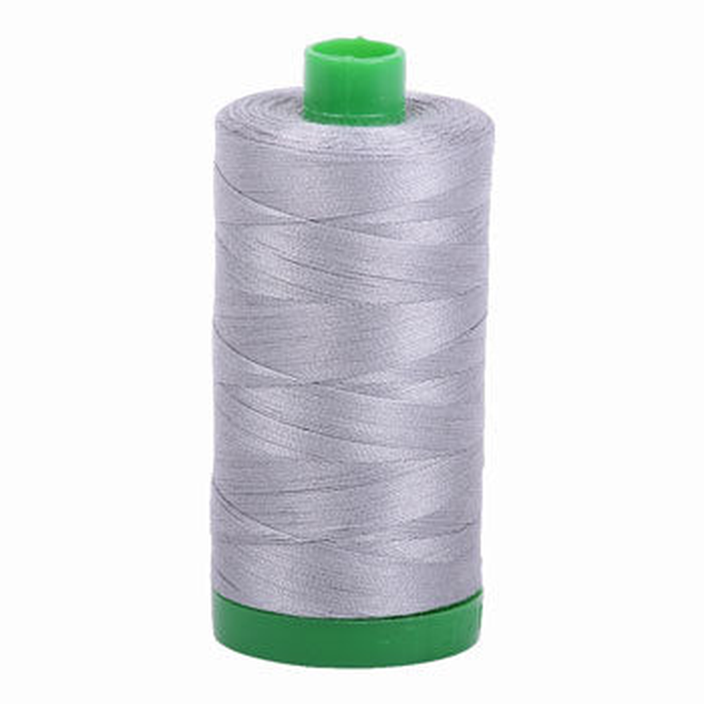 Aurifil embroidery thread spool in Mist (2606) - 40wt 1000m