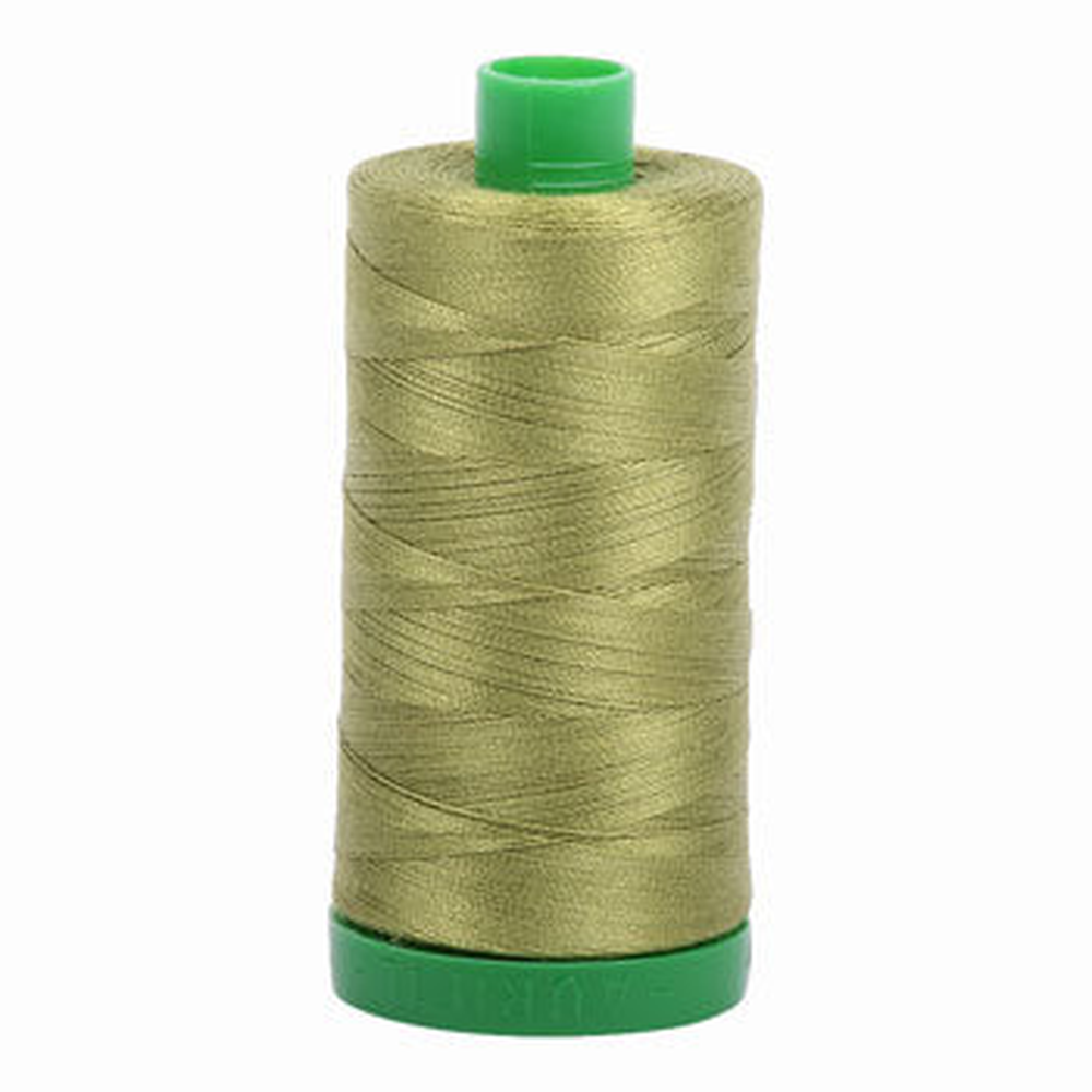 Aurifil embroidery thread spool in Olive Green (5016) - 40wt 1000m