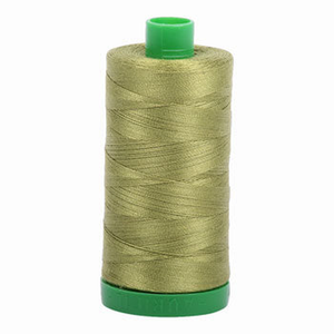 Aurifil embroidery thread spool in Olive Green (5016) - 40wt 1000m