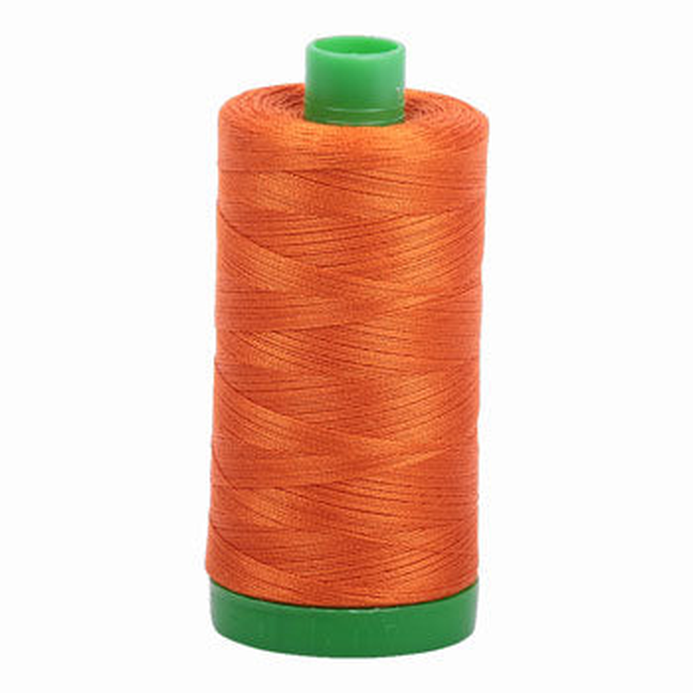 Aurifil embroidery thread spool in Orange (2235) - 40wt 1000m