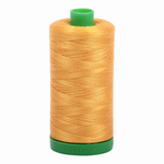 Aurifil embroidery thread spool in Orange Mustard (2140) - 40wt 1000m