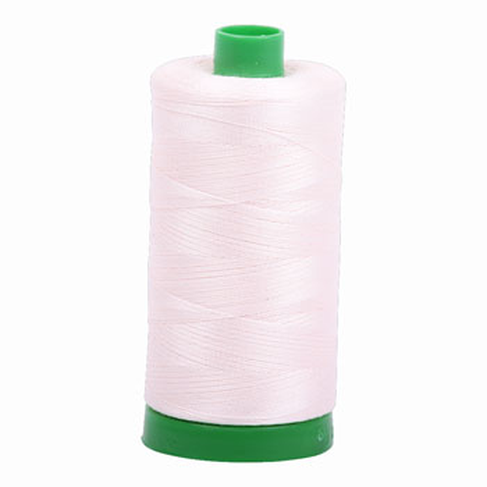 Aurifil embroidery thread spool in Oyster (2405) - 40wt 1000m