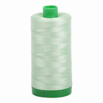 Aurifil embroidery thread spool in Pale Green (2880) - 40wt 1000m