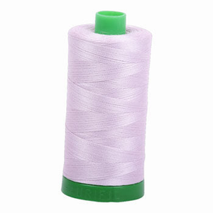 Aurifil embroidery thread spool in Pale Lilac (2564) - 40wt 1000m