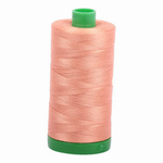 Aurifil embroidery thread spool in Peach (2215) - 40wt 1000m