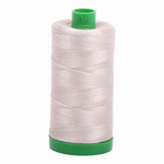 Aurifil embroidery thread spool in Pewter (6711) - 40wt 1000m