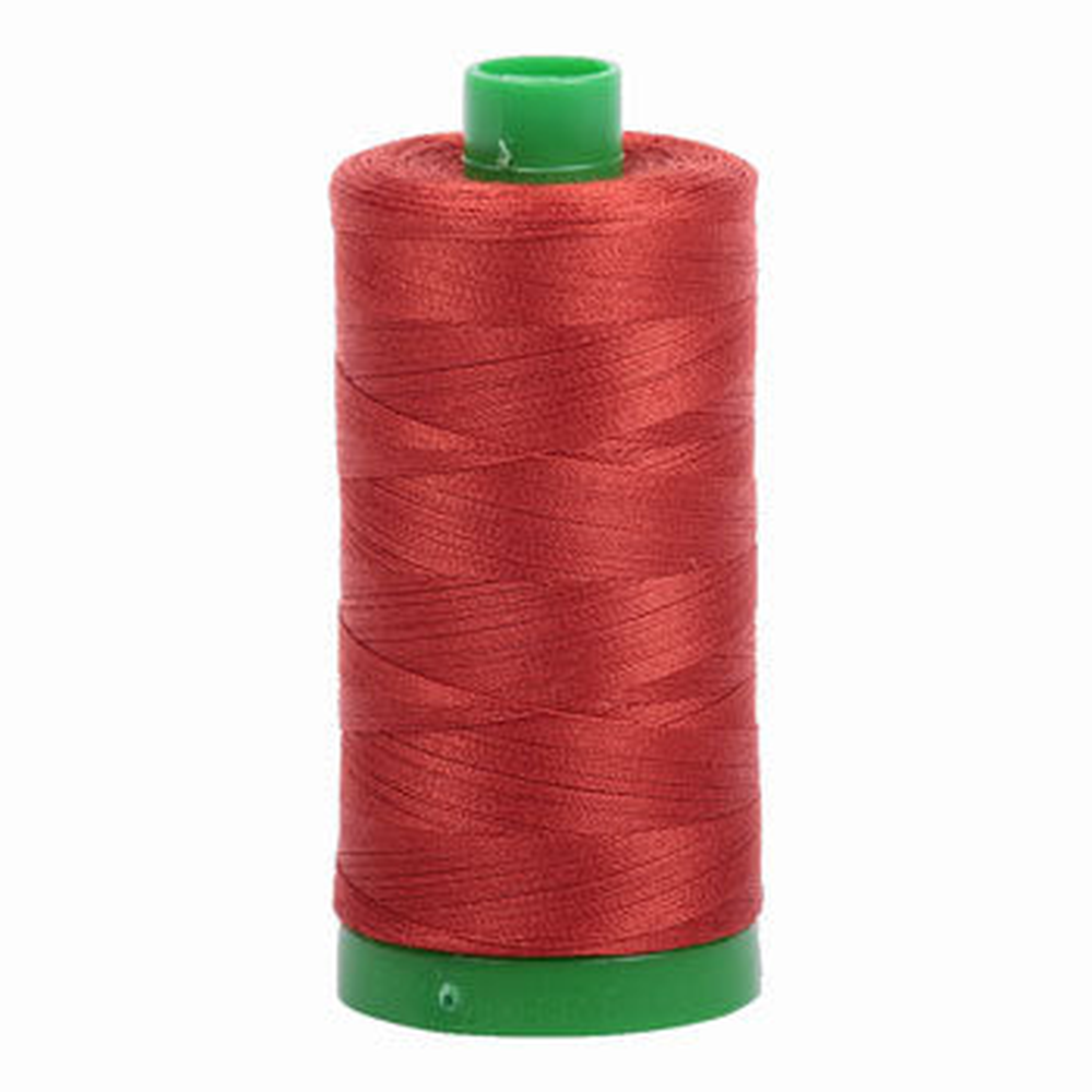 Aurifil embroidery thread spool in Pumpkin Spice (2395) - 40wt 1000m