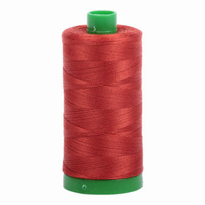 Aurifil embroidery thread spool in Pumpkin Spice (2395) - 40wt 1000m