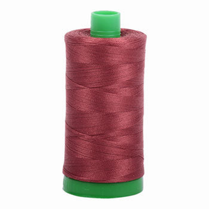 Aurifil embroidery thread spool in Raisin (2345) - 40wt 1000m