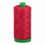 Aurifil embroidery thread spool in Red (2250) - 40wt 1000m