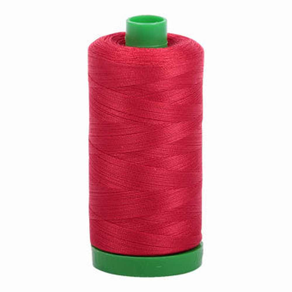 Aurifil embroidery thread spool in Red (2250) - 40wt 1000m