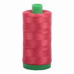 Aurifil embroidery thread spool in Red Peony (2230) - 40wt 1000m