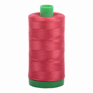 Aurifil embroidery thread spool in Red Peony (2230) - 40wt 1000m