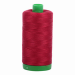 Aurifil embroidery thread spool in Red Wine (2260) - 40wt 1000m