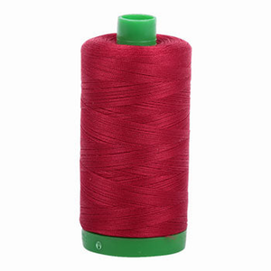Aurifil embroidery thread spool in Red Wine (2260) - 40wt 1000m