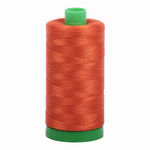Aurifil embroidery thread spool in Rusty Orange (2240) - 40wt 1000m