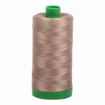 Aurifil embroidery thread spool in Sandstone (2370) - 40wt 1000m