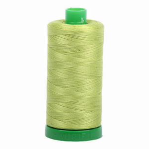Aurifil embroidery thread spool in Spring Green (1231) - 40wt 1000m