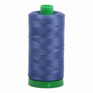 Aurifil embroidery thread spool in Steel Blue (2775) - 40wt 1000m