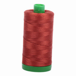 Aurifil embroidery thread spool in Terracotta (2385) - 40wt 1000m