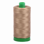 Aurifil embroidery thread spool in Toast (6010) - 40wt 1000m