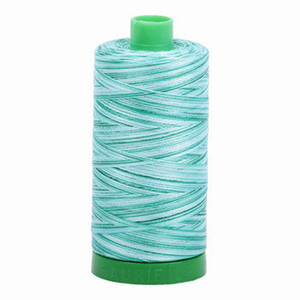 Aurifil embroidery thread spool in Creme de Menthe (4662) - 40wt 1000m