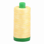 Aurifil embroidery thread spool in Lemon Ice (3910) - 40wt 1000m