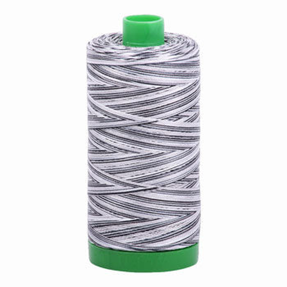 Aurifil embroidery thread spool in Licorice Twist (4652) - 40wt 1000m