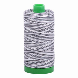 Aurifil embroidery thread spool in Licorice Twist (4652) - 40wt 1000m