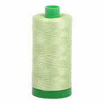 Aurifil embroidery thread spool in Light Spring Green (3320) - 40wt 1000m