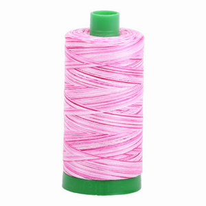 Aurifil embroidery thread spool in Pink Taffy (4660) - 40wt 1000m