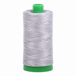 Aurifil embroidery thread spool in Silver Fox (4670) - 40wt 1000m