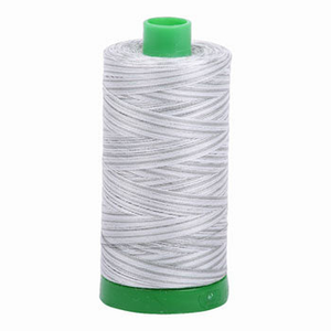 Aurifil embroidery thread spool in Silver Moon (4060) - 40wt 1000m