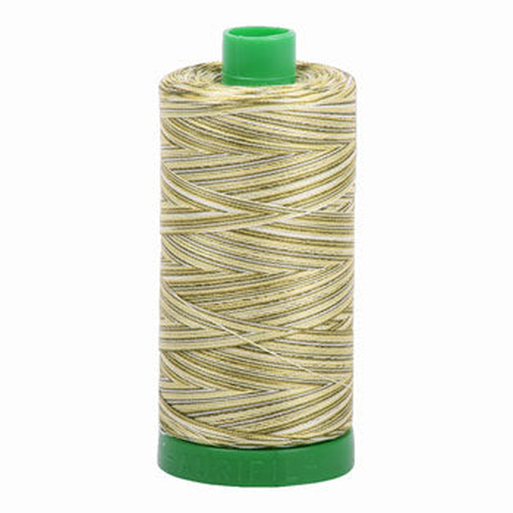 Aurifil embroidery thread spool in Spring Prairie (4653) - 40wt 1000m