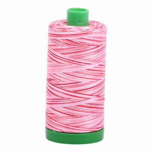Aurifil embroidery thread spool in Strawberry Parfait (4668) - 40wt 1000m