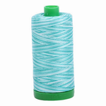Aurifil embroidery thread spool in Turquoise Foam (4654) - 40wt 1000m