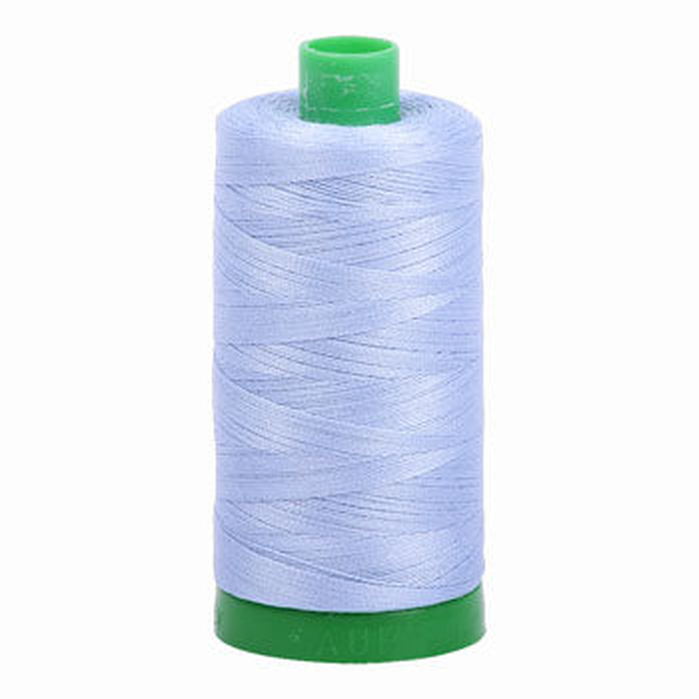 Aurifil embroidery thread spool in Very Light Delft (2770) - 40wt 1000m