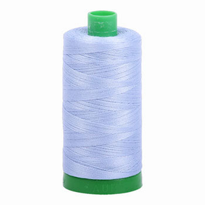 Aurifil embroidery thread spool in Very Light Delft (2770) - 40wt 1000m